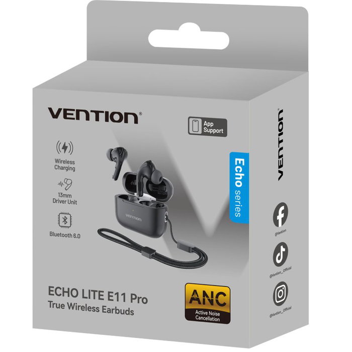Vention Echo Lite E11 Pro Negros